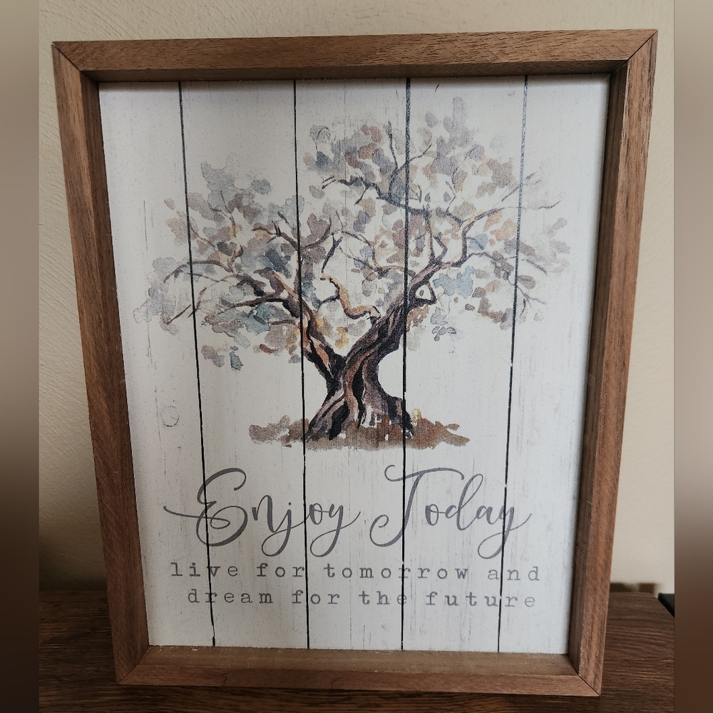 Enjoy Today Tree Design Home Decor